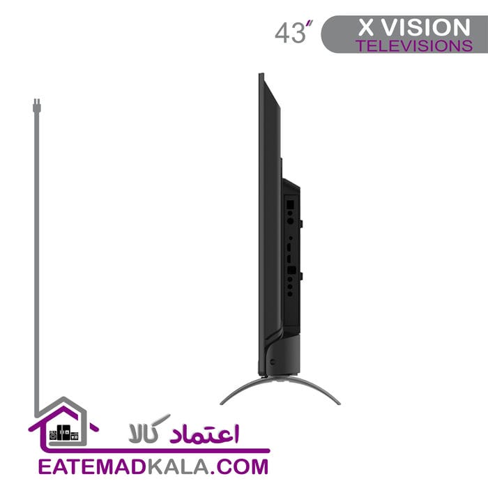 تلویزیون ال ای دی هوشمند یکس ویژن XT735 سایز 43 اینچ